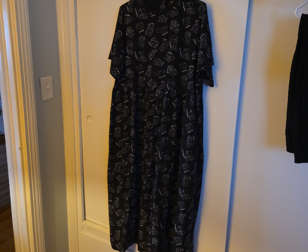 Dressed in LALA Midnight Black Long Sleeve Dress
